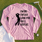 Swing Swear Repeat Long Sleeve Tee