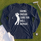 Swing Swear Repeat Long Sleeve Tee