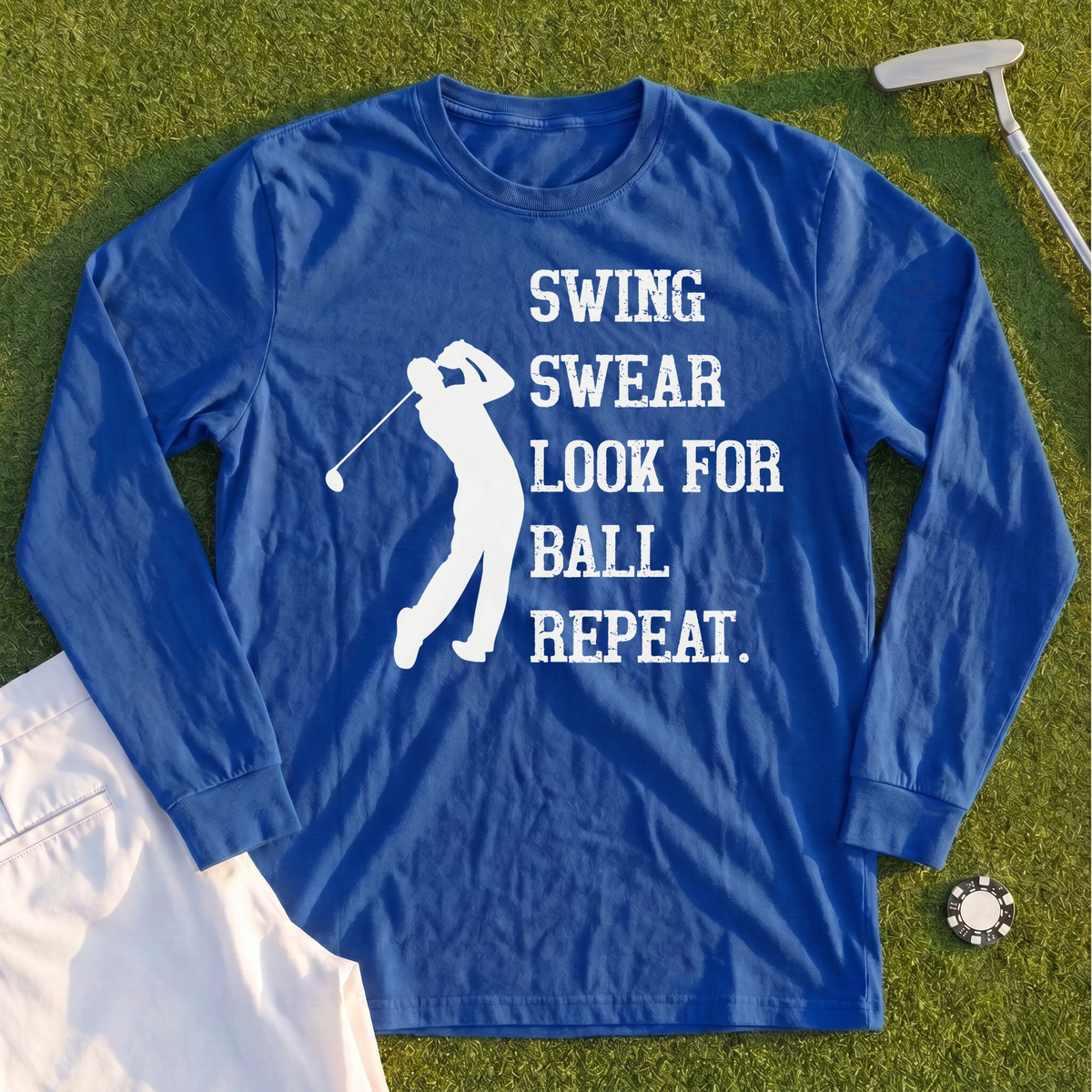 Swing Swear Repeat Long Sleeve Tee