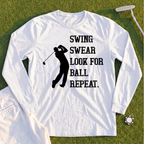 Swing Swear Repeat Long Sleeve Tee