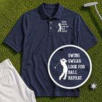 Swing Swear Repeat Performance Polo