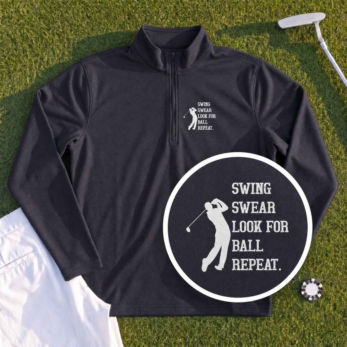 Swing Swear Repeat Quarter Zip