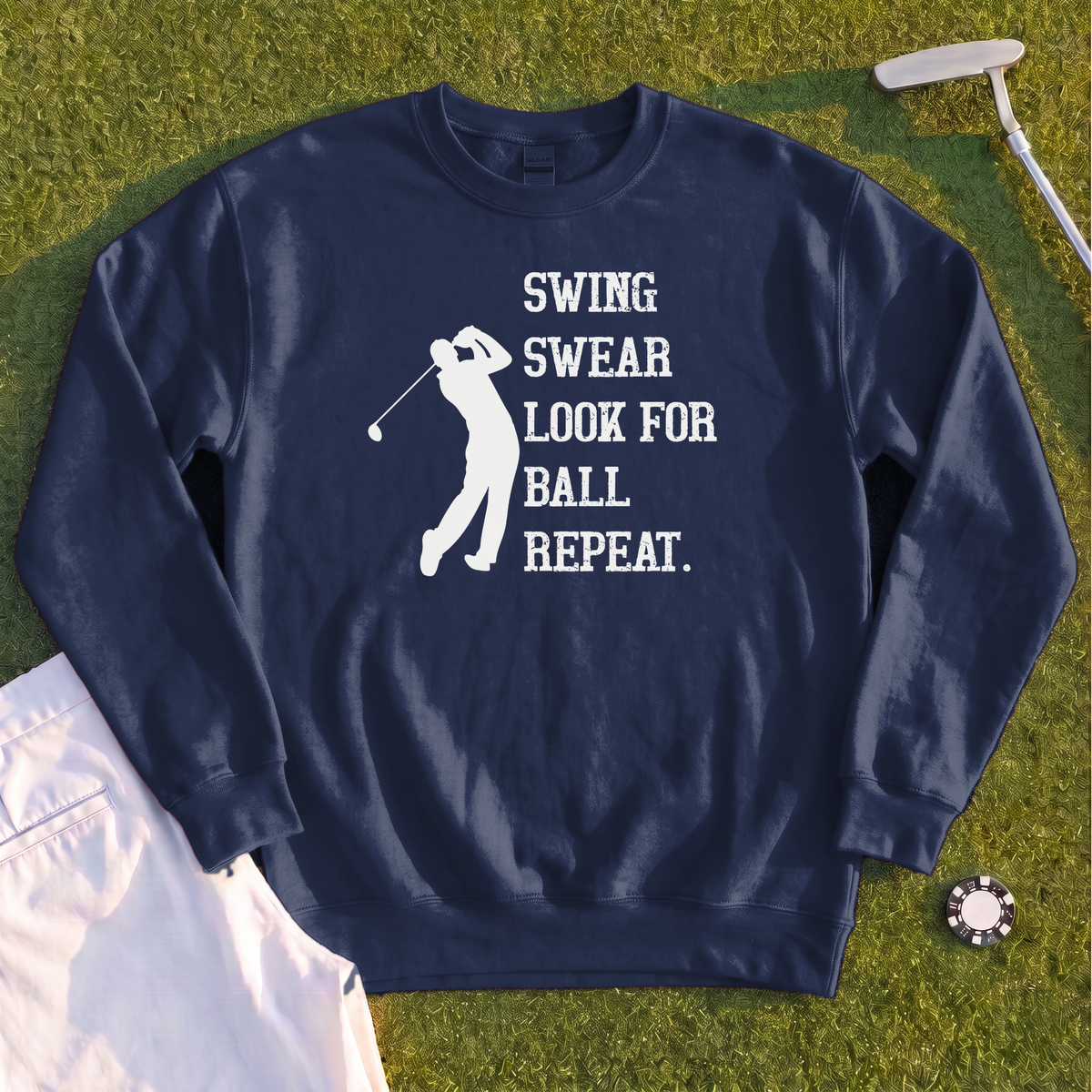 Swing Swear Repeat Sweatshirt