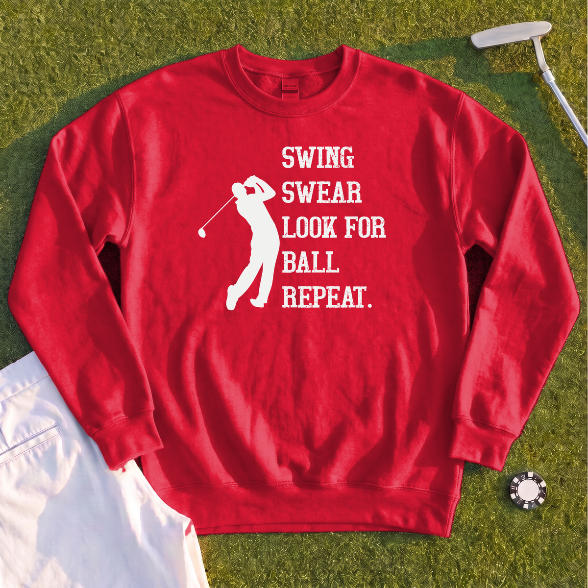 Swing Swear Repeat Sweatshirt