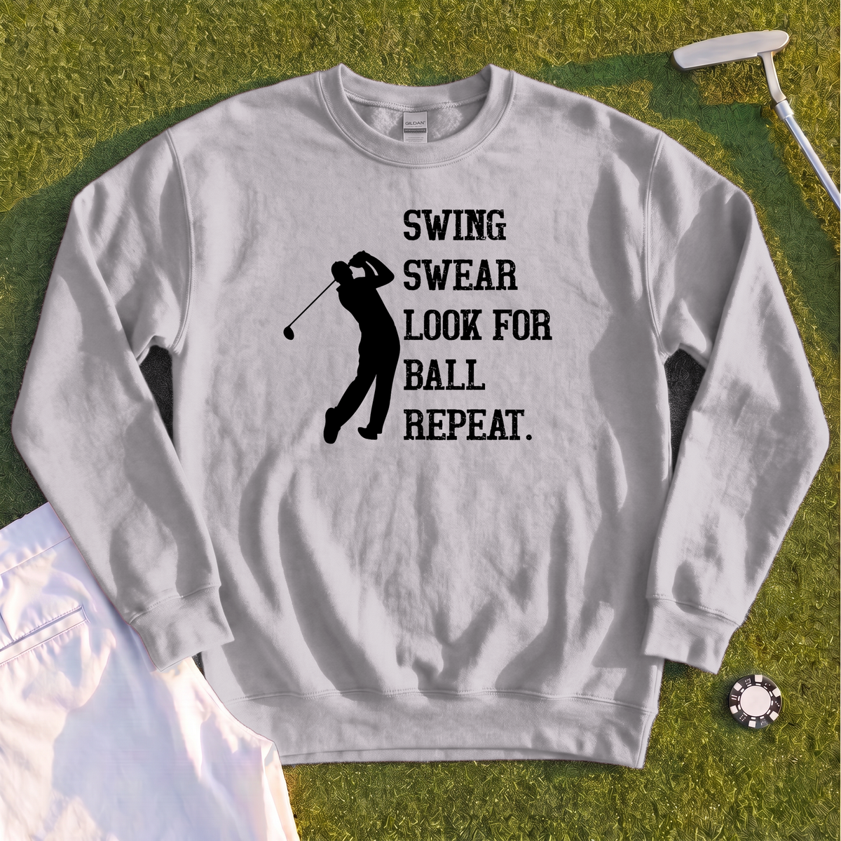Swing Swear Repeat Sweatshirt