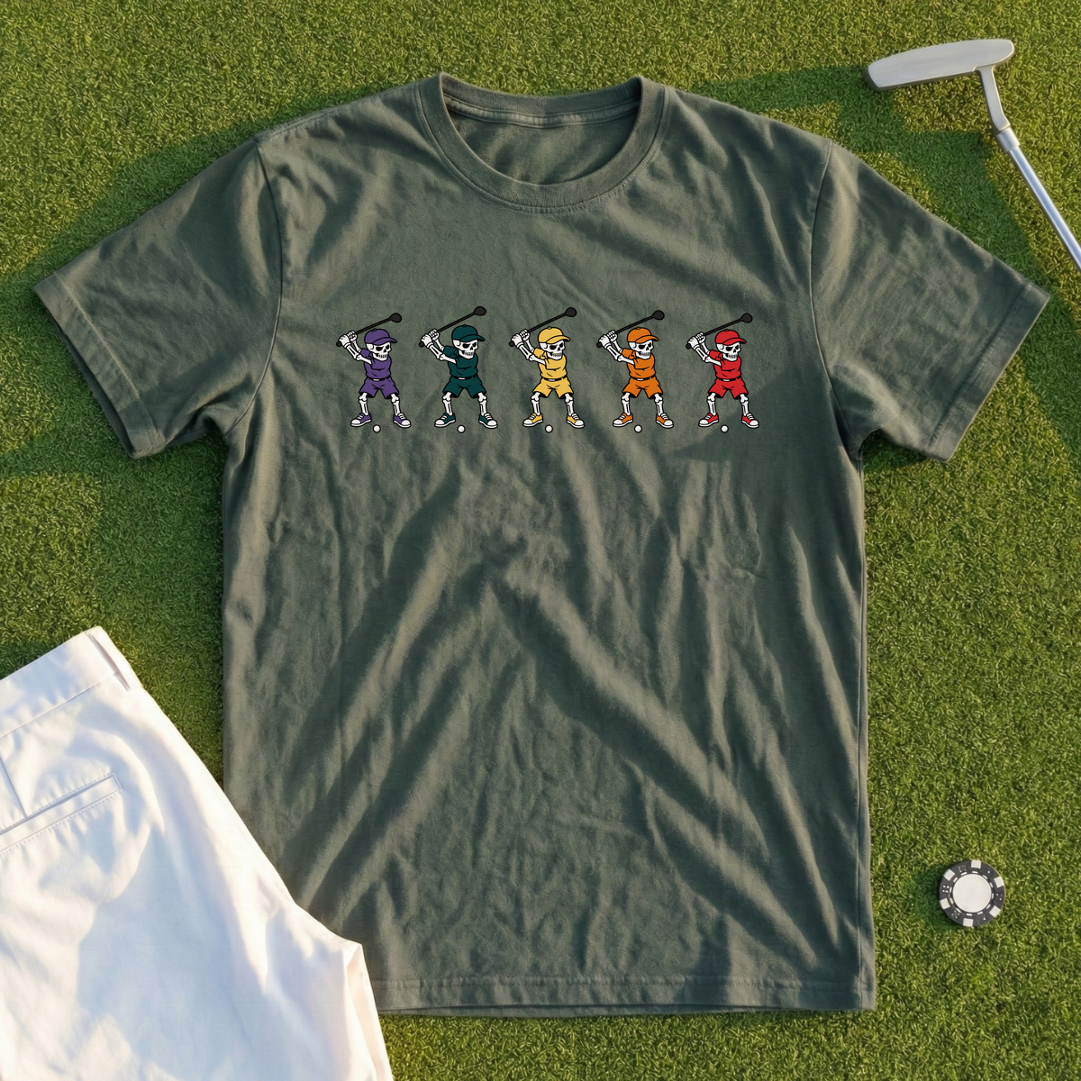 Swinging Skeletons Tee