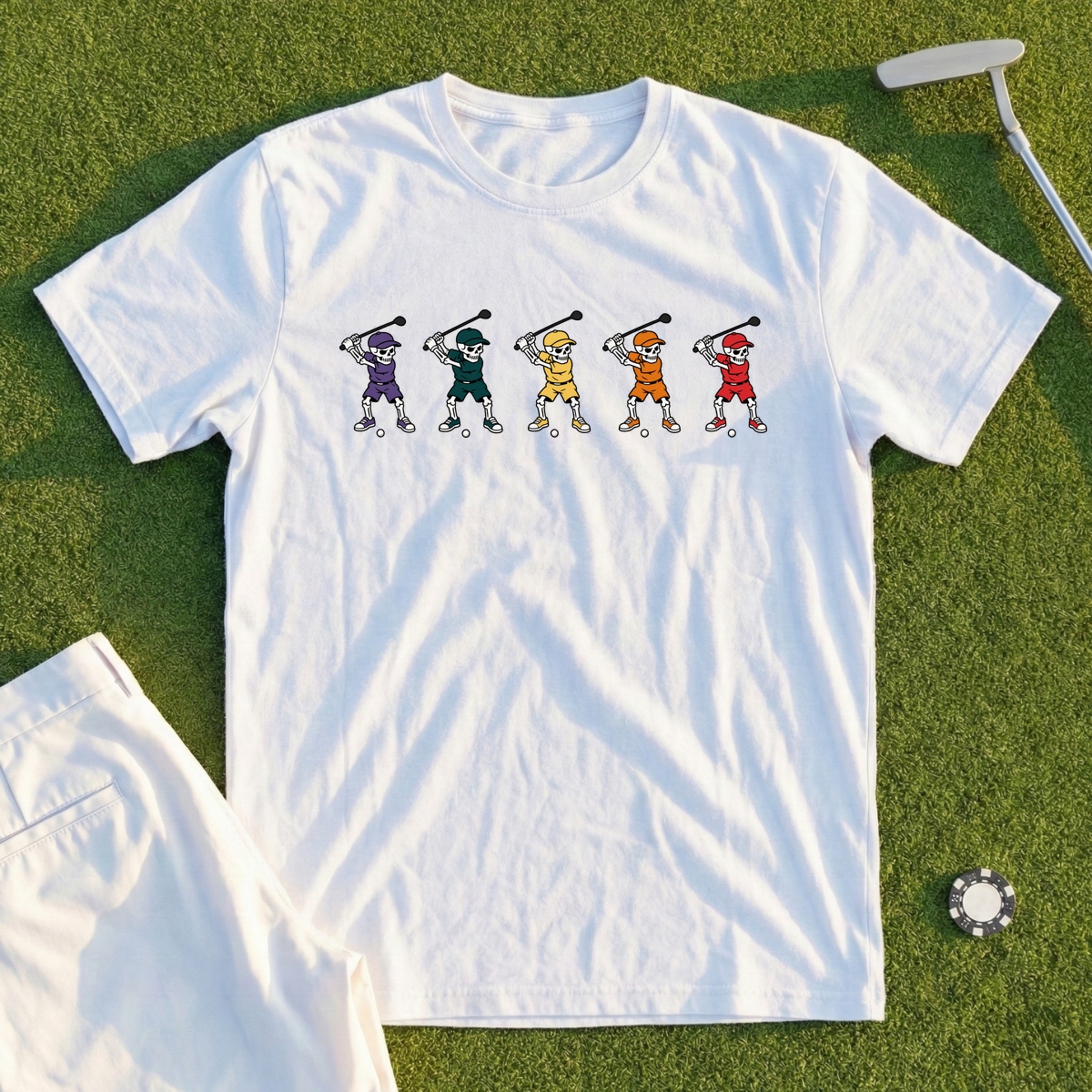 Swinging Skeletons Tee