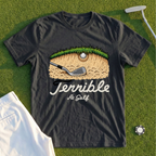 Terrible At Golf Plugged Lie Tee