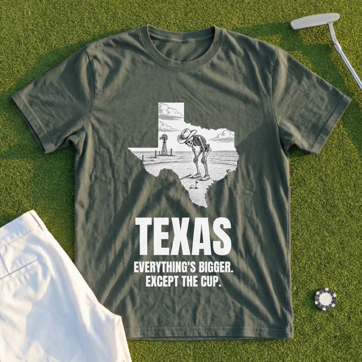 Texas Everything's Bigger Except The Cup Tee