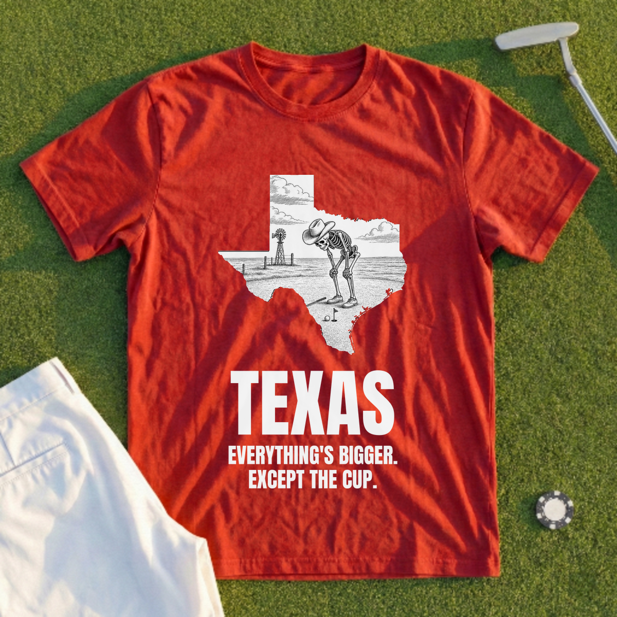 Texas Everything's Bigger Except The Cup Tee