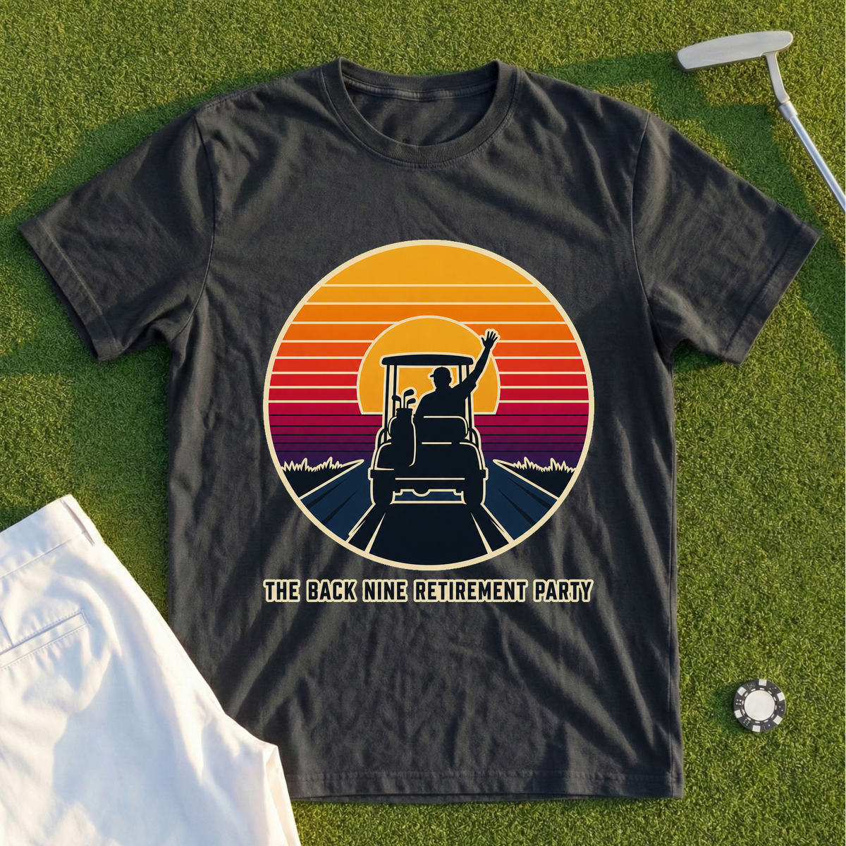 The Back Nine Retirement Party Tee