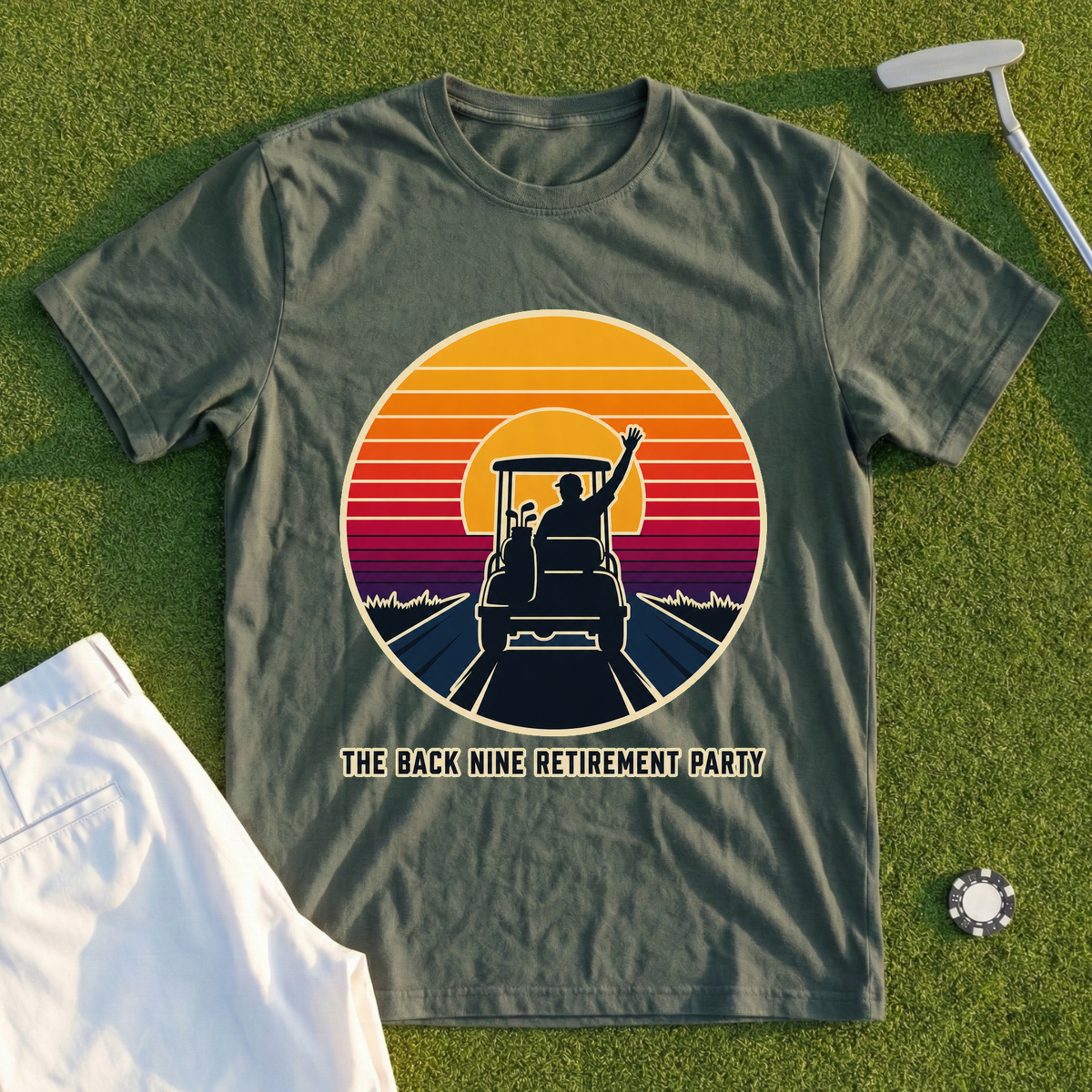The Back Nine Retirement Party Tee