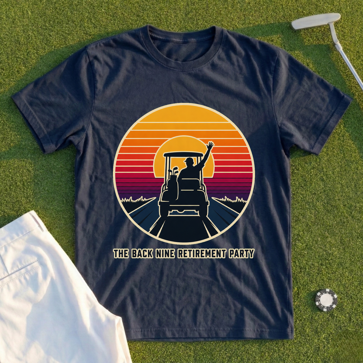 The Back Nine Retirement Party Tee