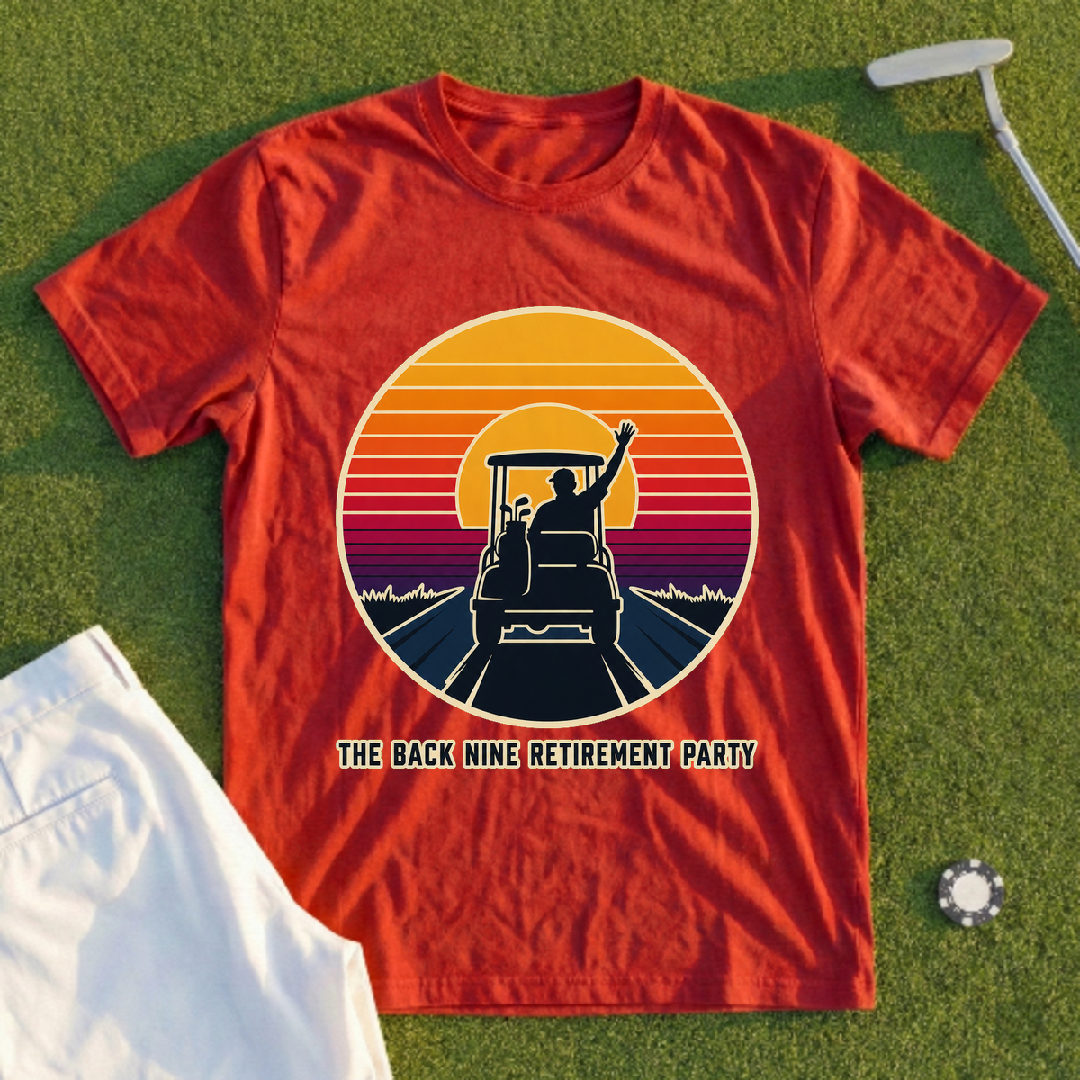 The Back Nine Retirement Party Tee