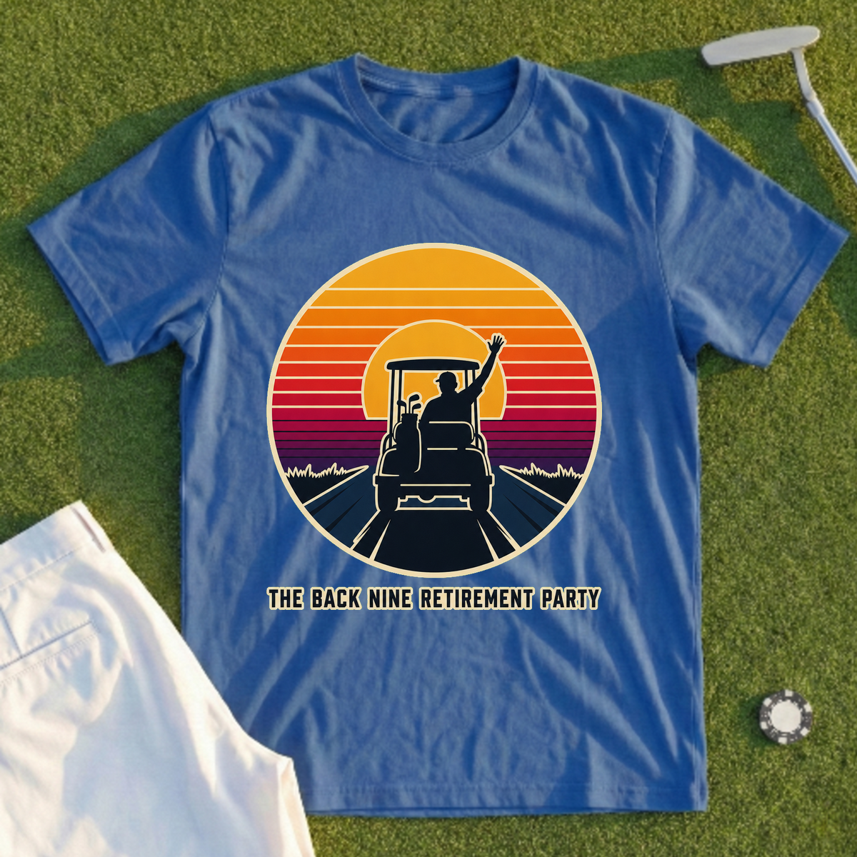 The Back Nine Retirement Party Tee