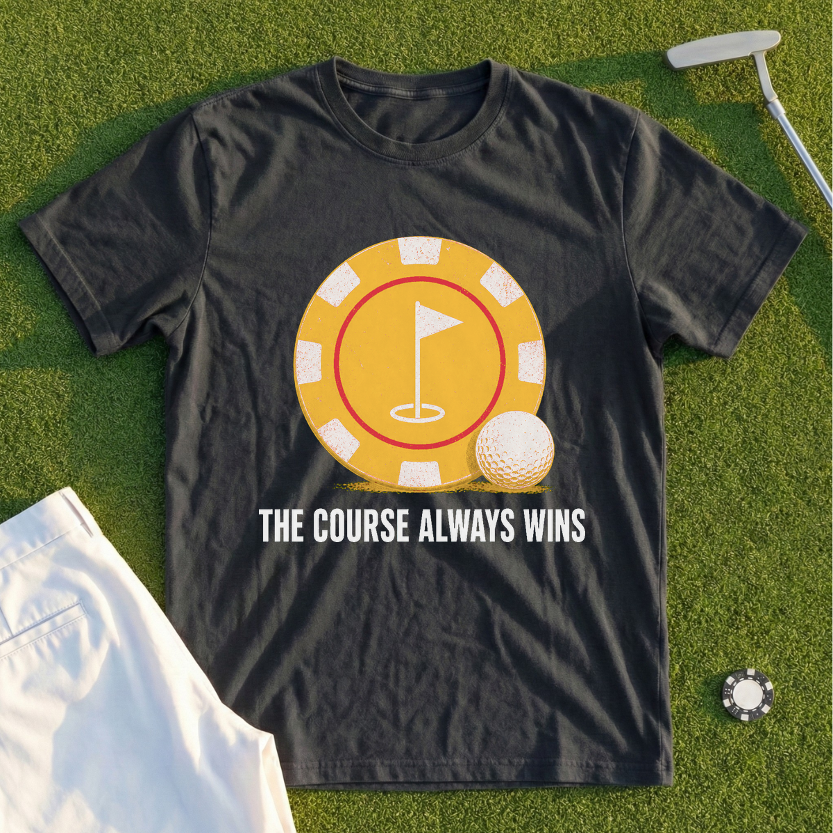 The Course Always Wins Tee