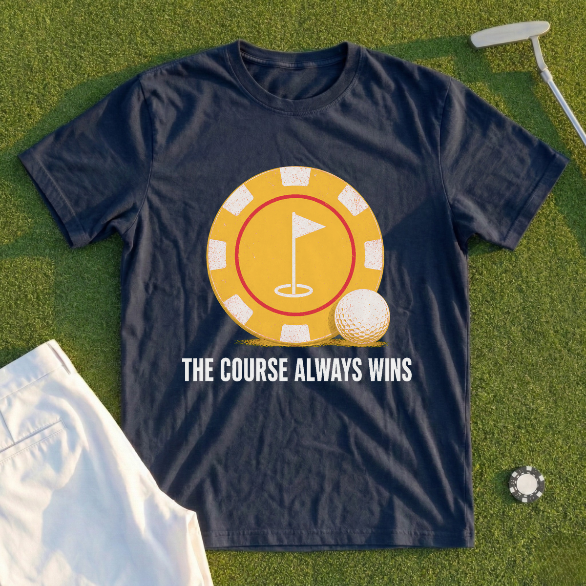 The Course Always Wins Tee