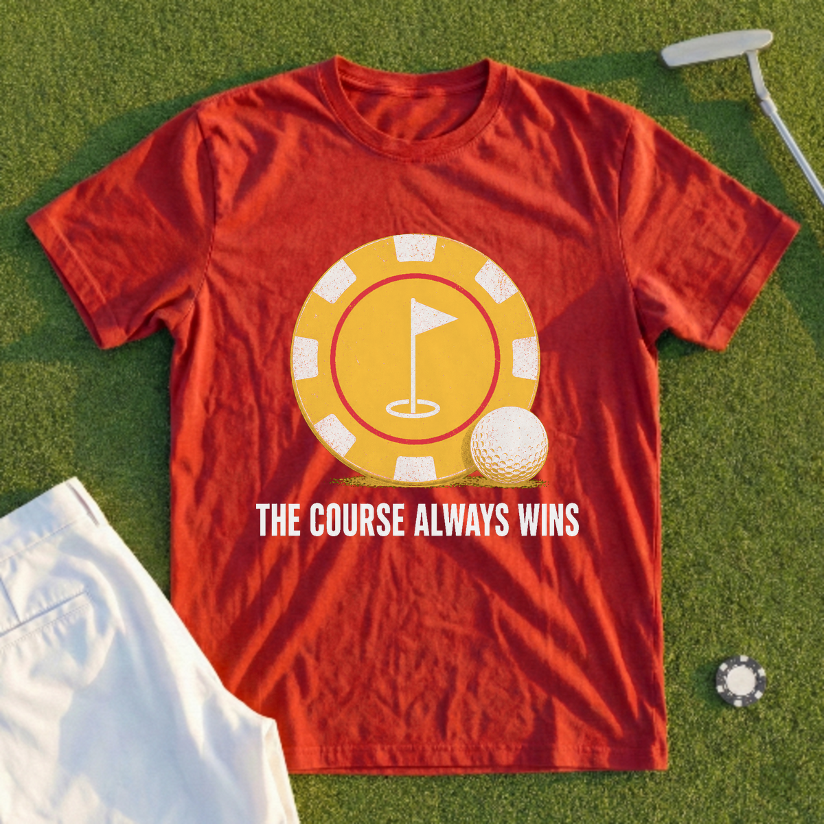 The Course Always Wins Tee