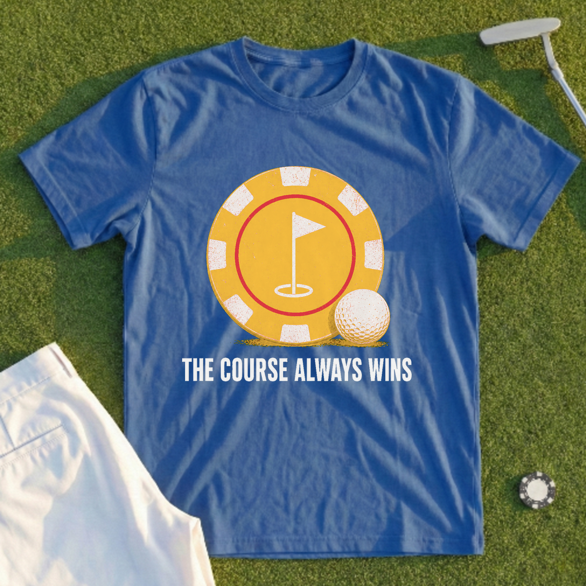 The Course Always Wins Tee