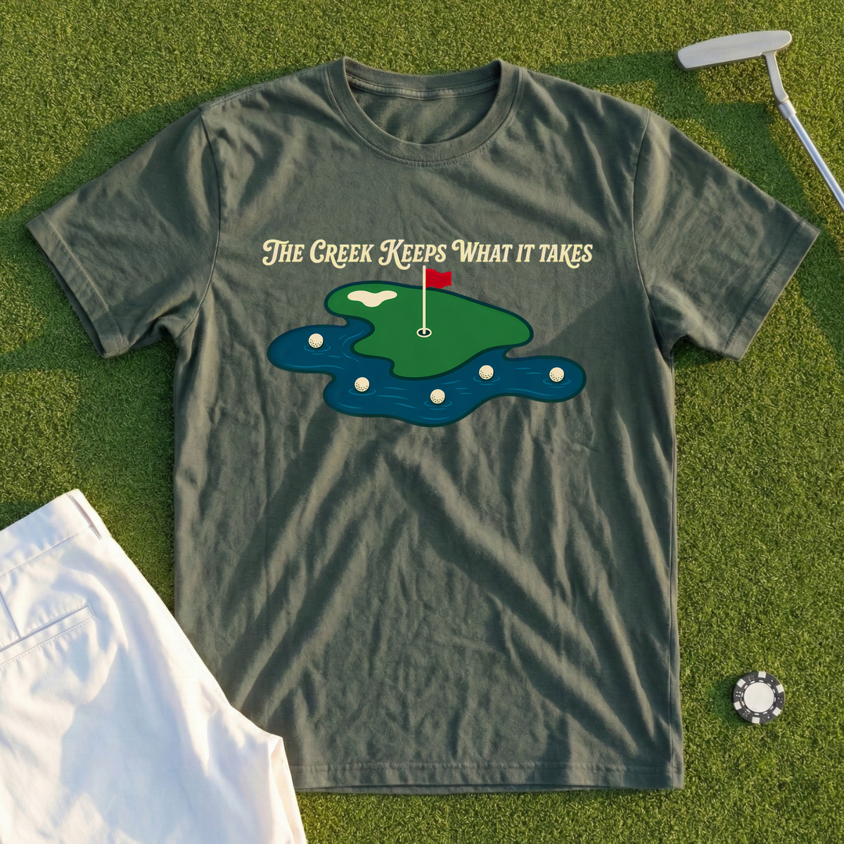 The Creek Keeps What It Takes Tee