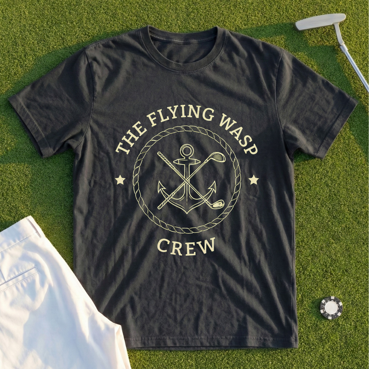 The Flying Wasp Crew Tee