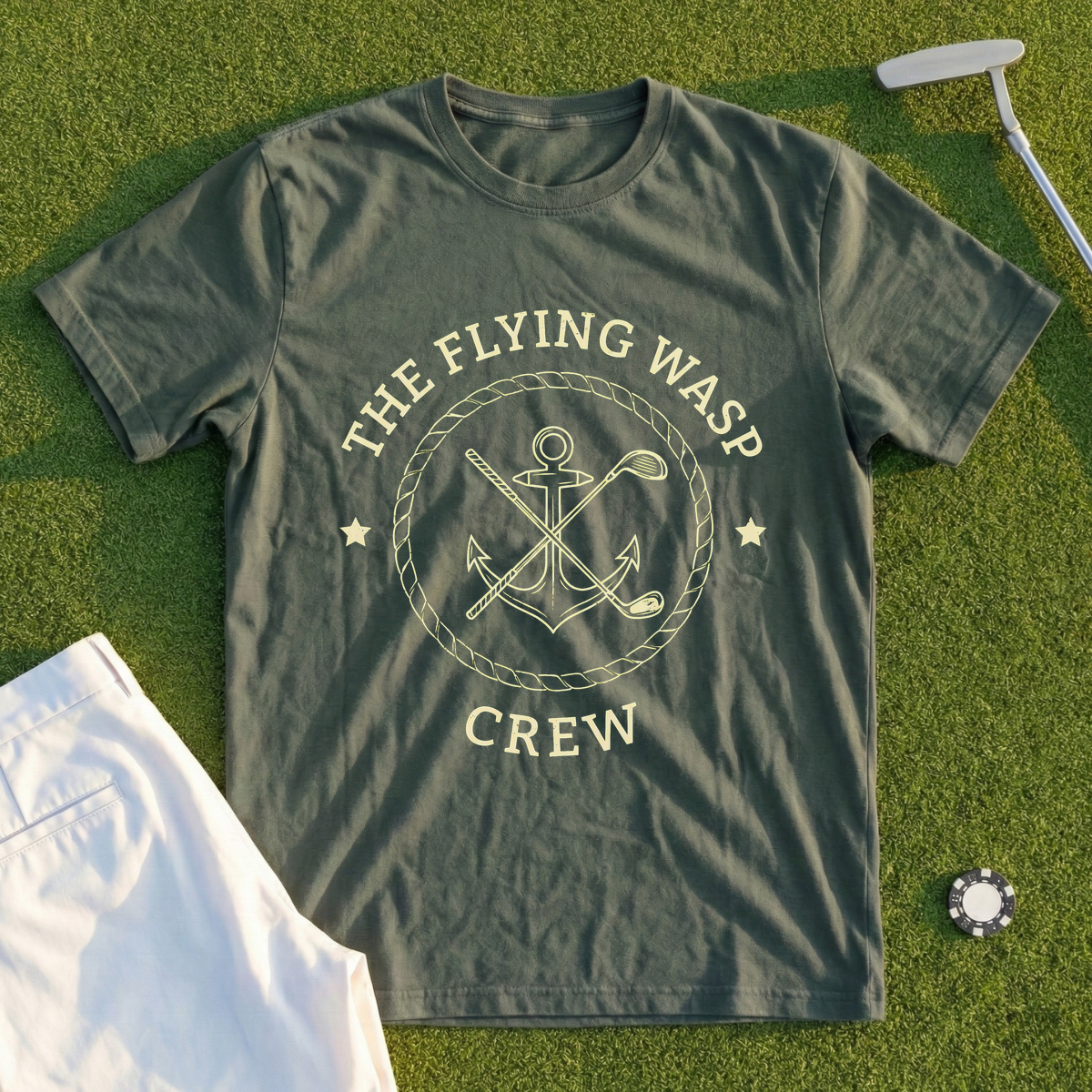 The Flying Wasp Crew Tee
