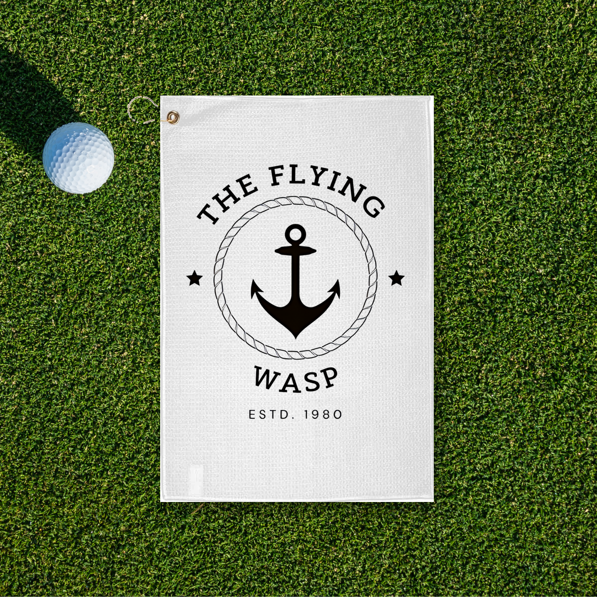 The Flying Wasp Golf Towel