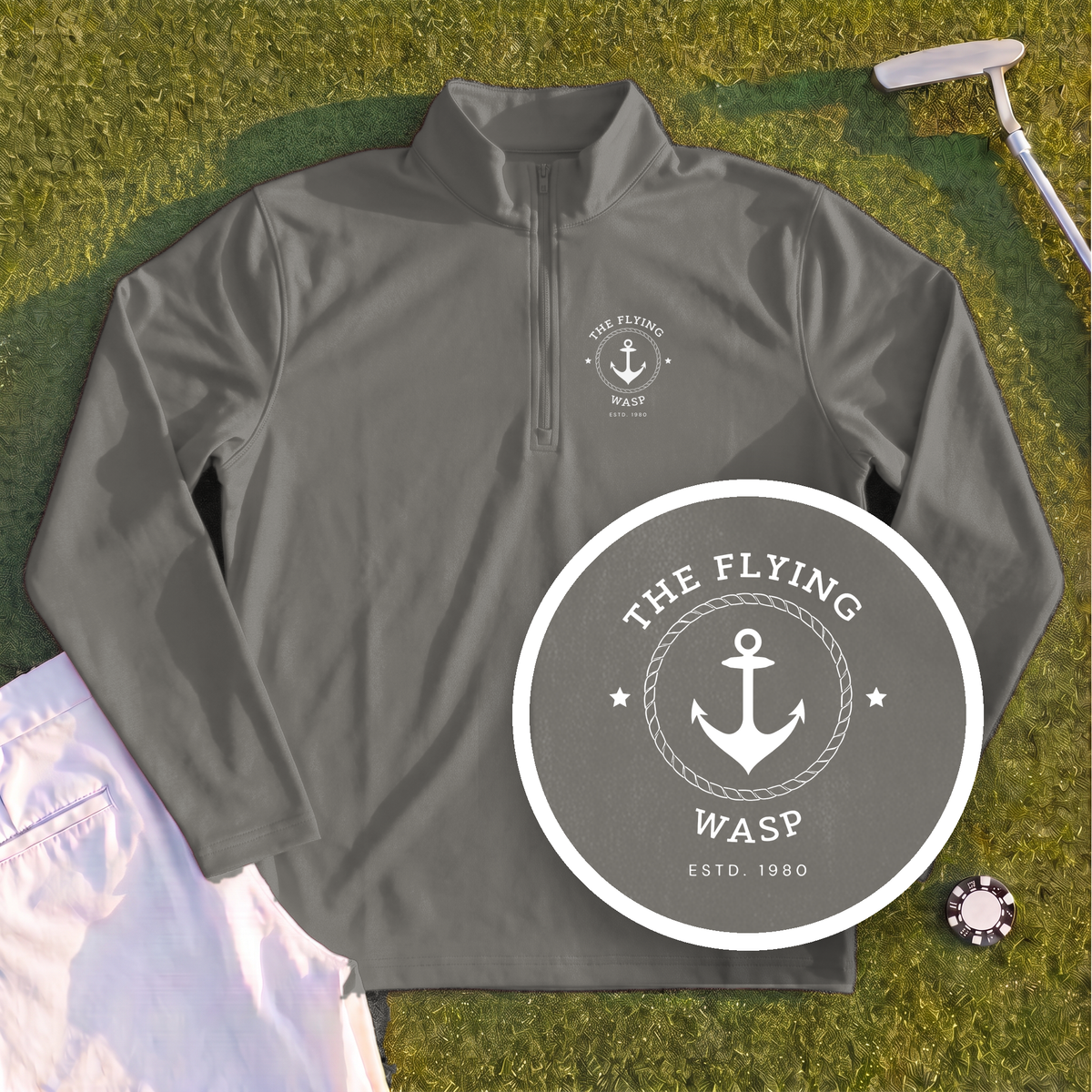 The Flying Wasp Quarter Zip