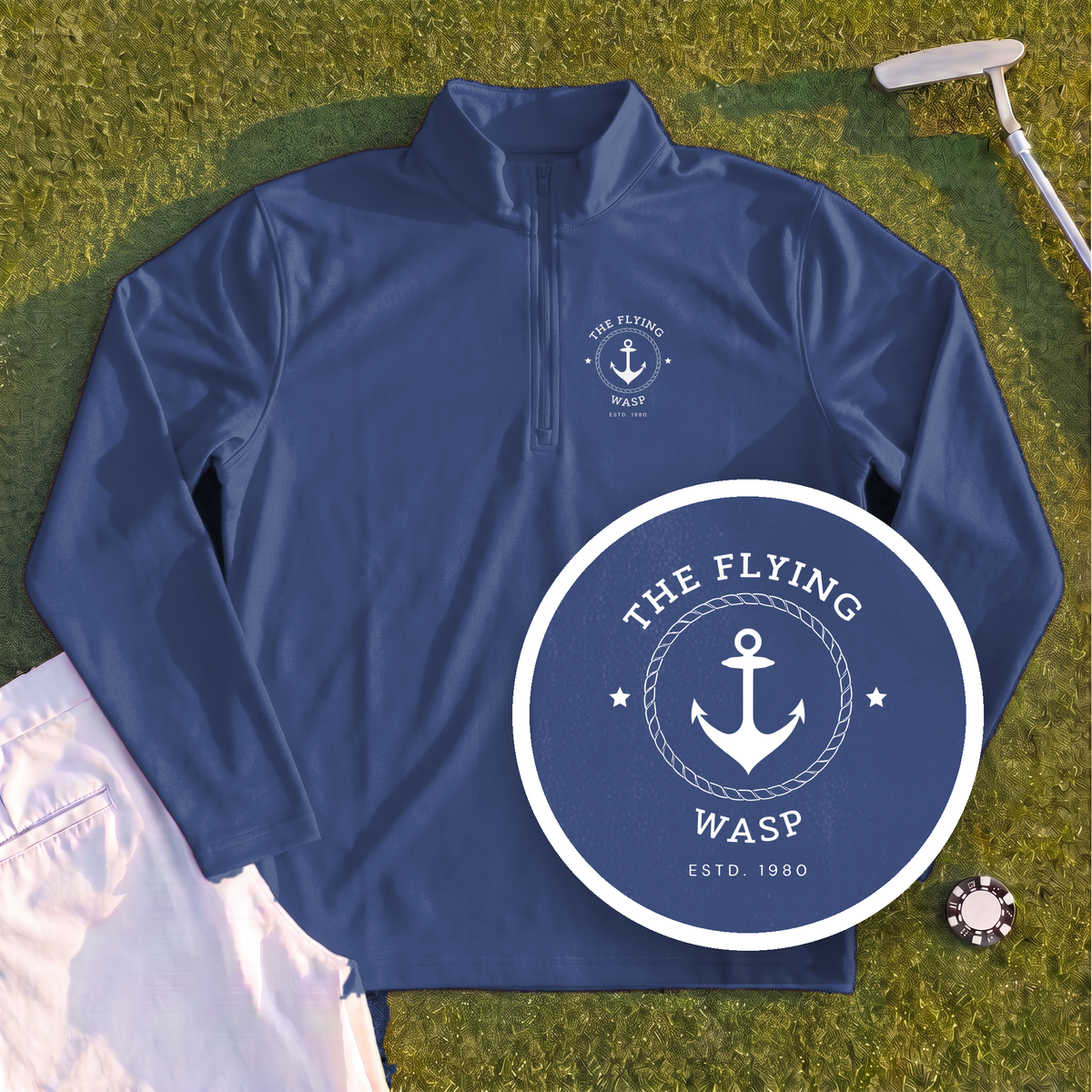 The Flying Wasp Quarter Zip