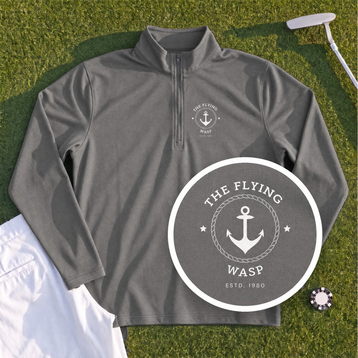 The Flying Wasp Quarter Zip