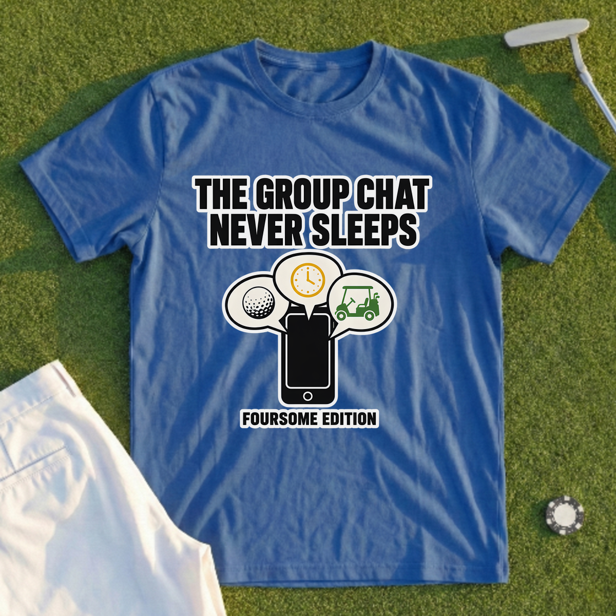 The Group Chat Never Sleeps Tee
