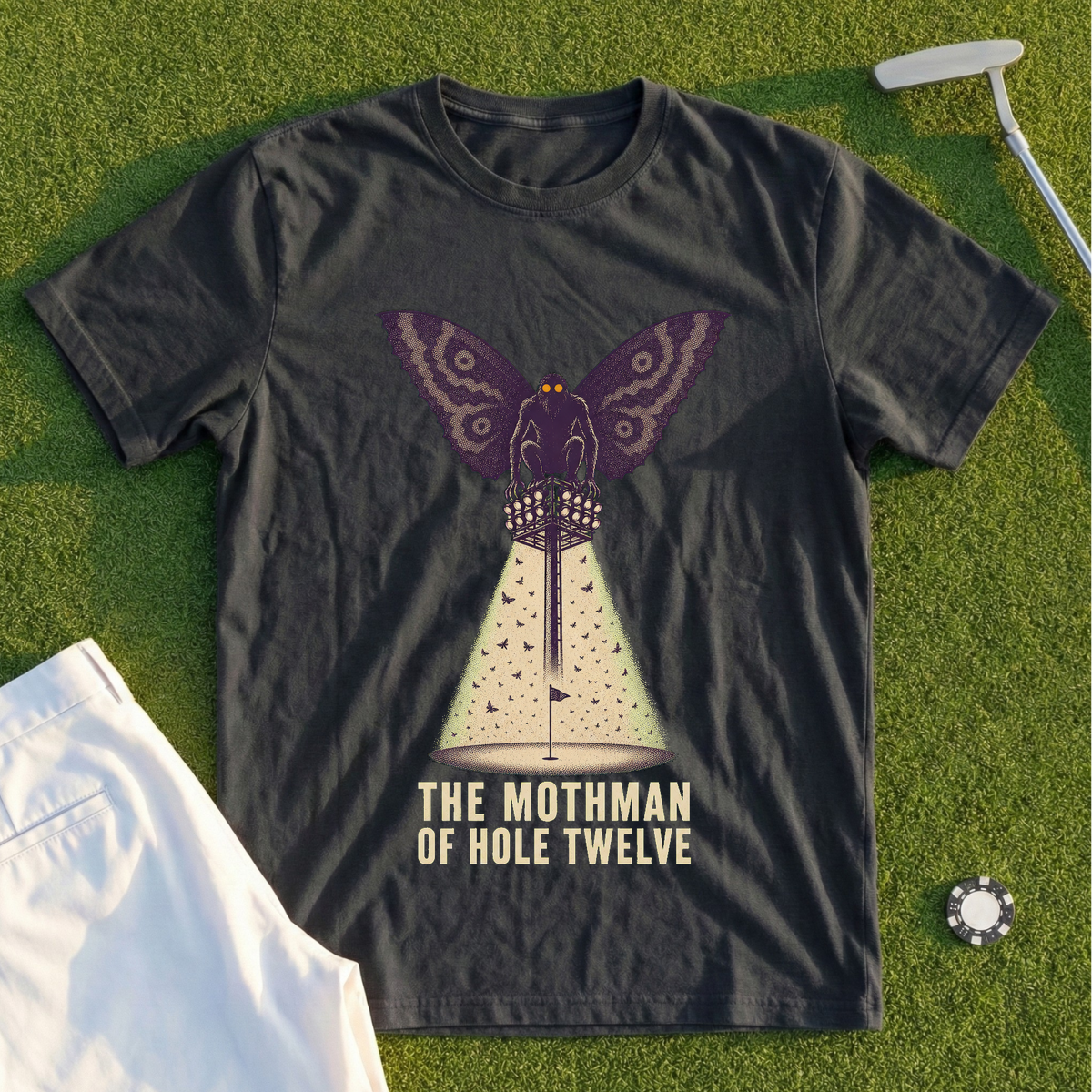 The Mothman Of Hole Twelve Tee