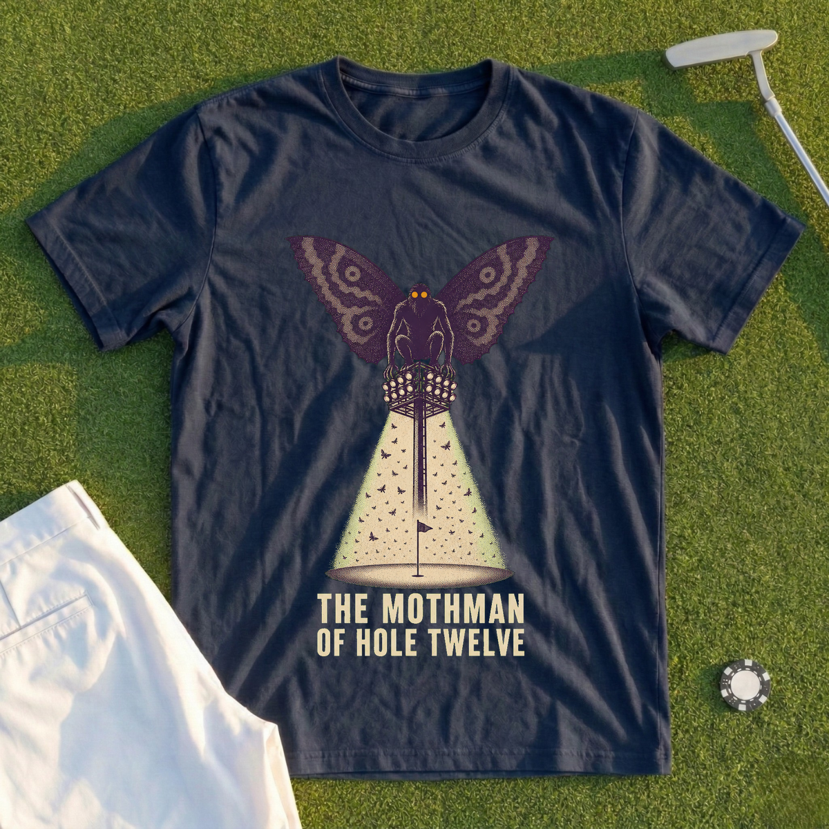 The Mothman Of Hole Twelve Tee