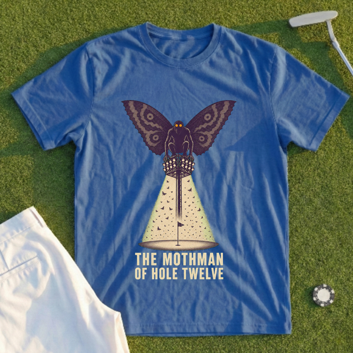 The Mothman Of Hole Twelve Tee