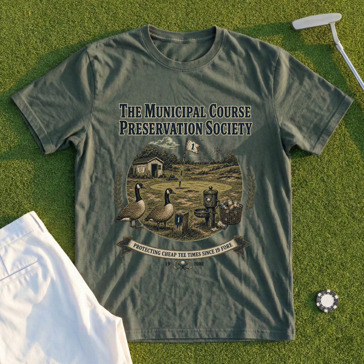 The Municipal Course Preservation Society Tee
