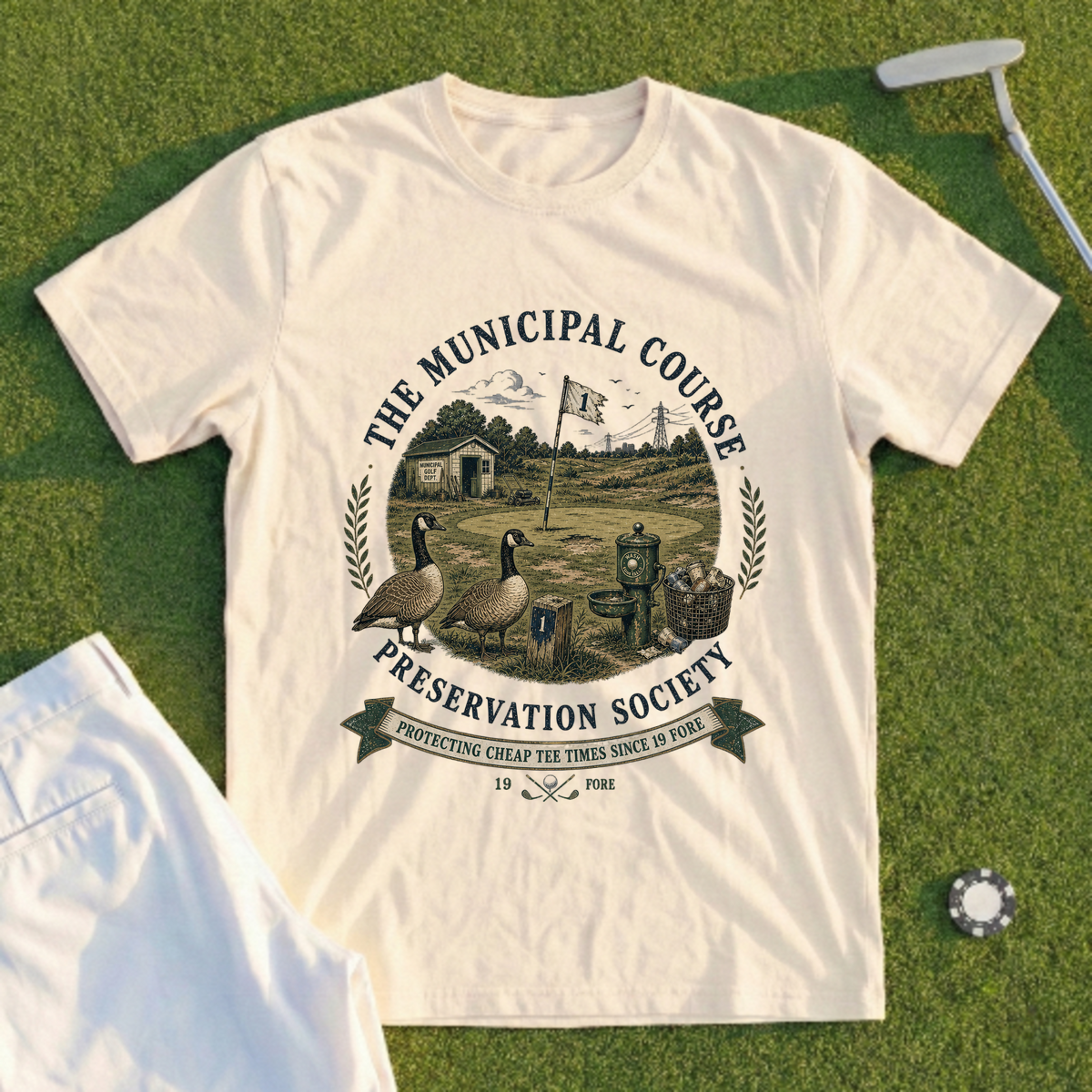 The Municipal Course Preservation Society Tee