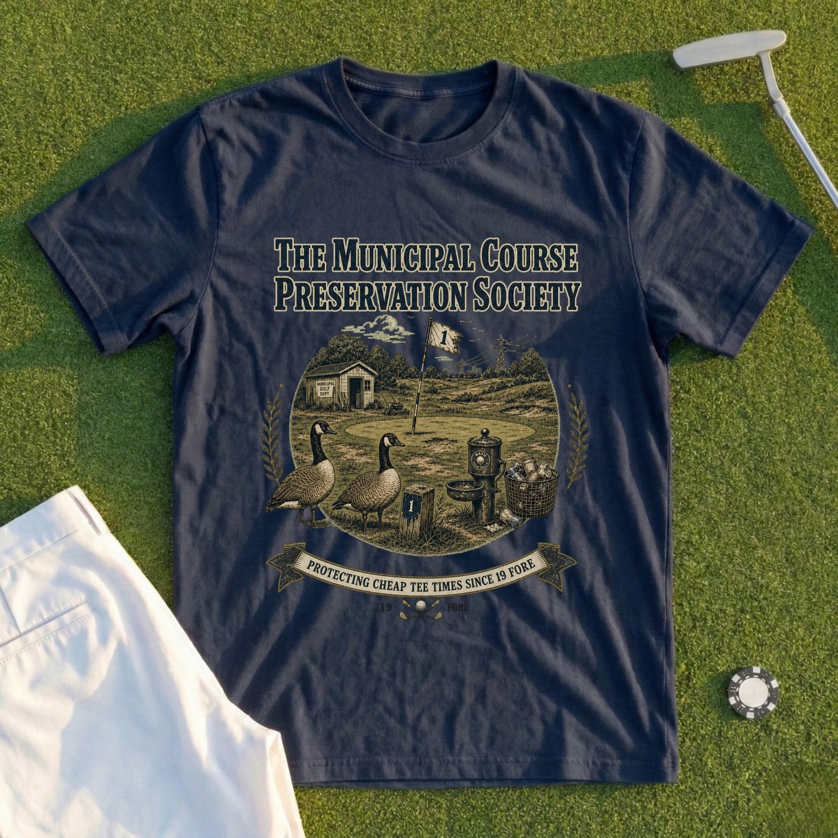 The Municipal Course Preservation Society Tee