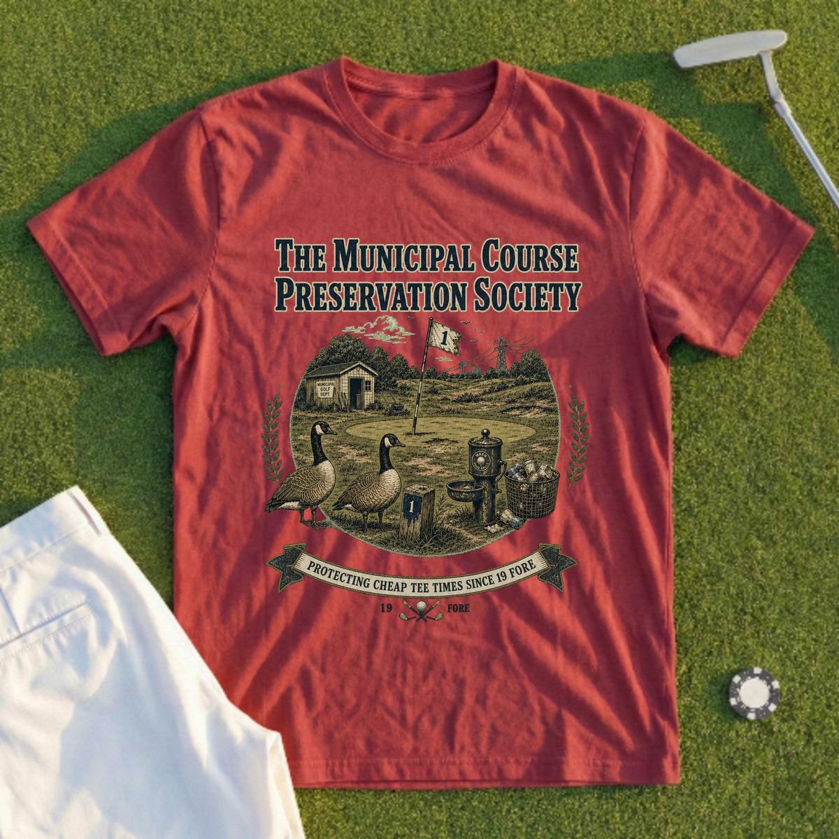 The Municipal Course Preservation Society Tee
