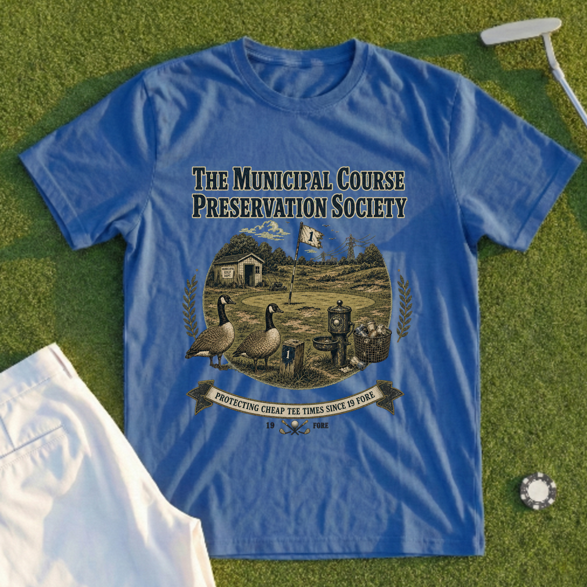 The Municipal Course Preservation Society Tee