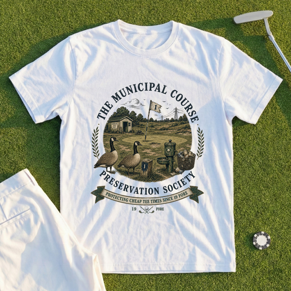The Municipal Course Preservation Society Tee