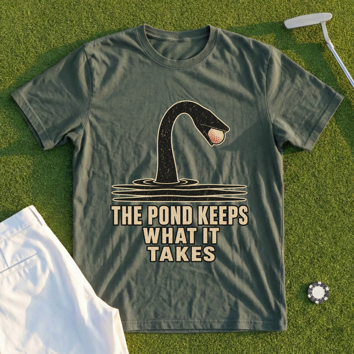 The Pond Keeps What It Takes Tee