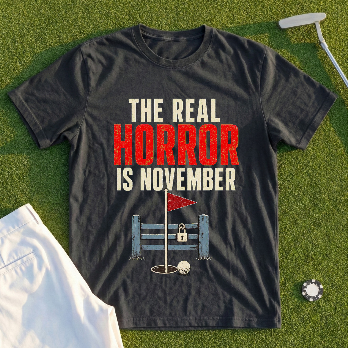 The Real Horror Is November Tee