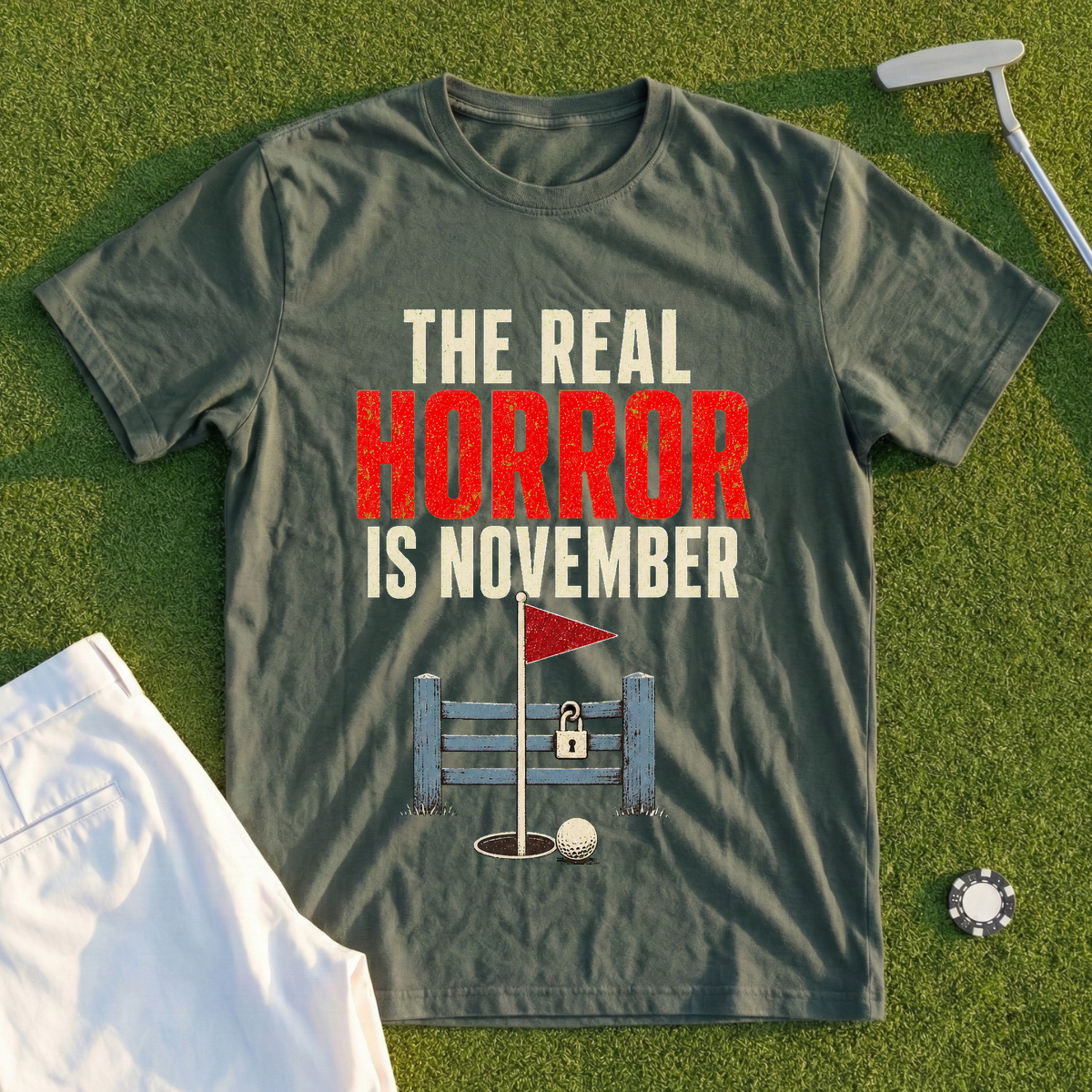 The Real Horror Is November Tee