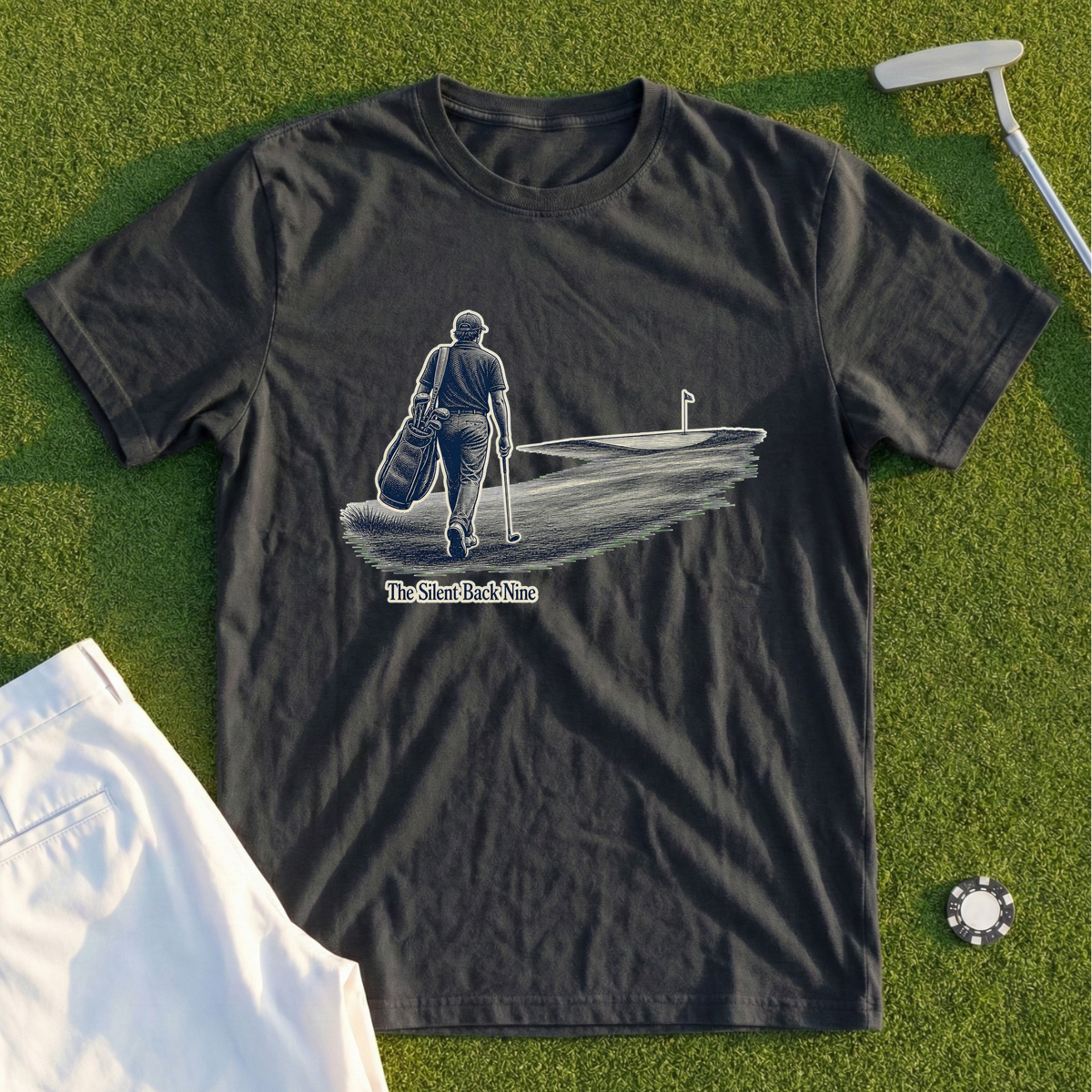The Silent Back Nine Tee