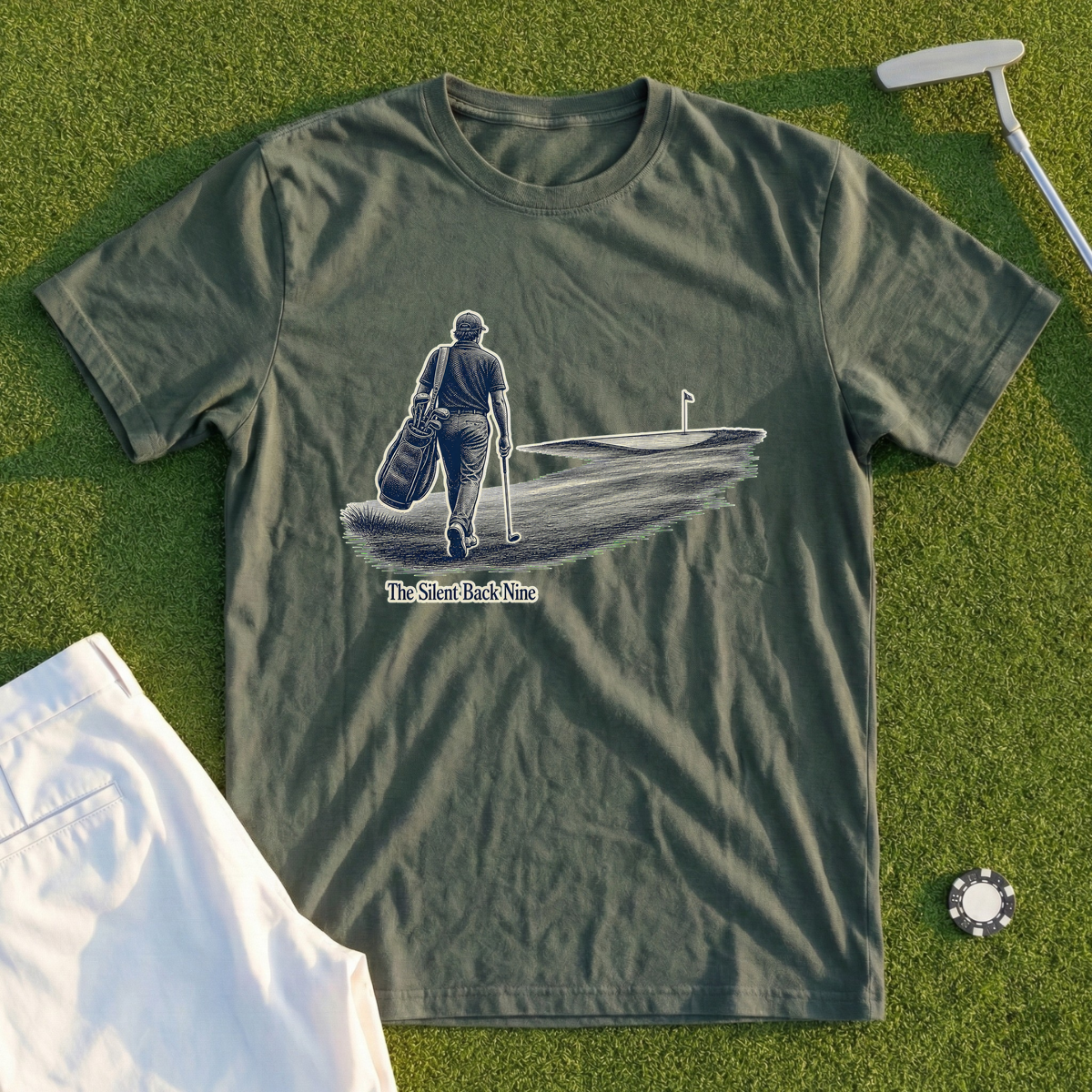 The Silent Back Nine Tee