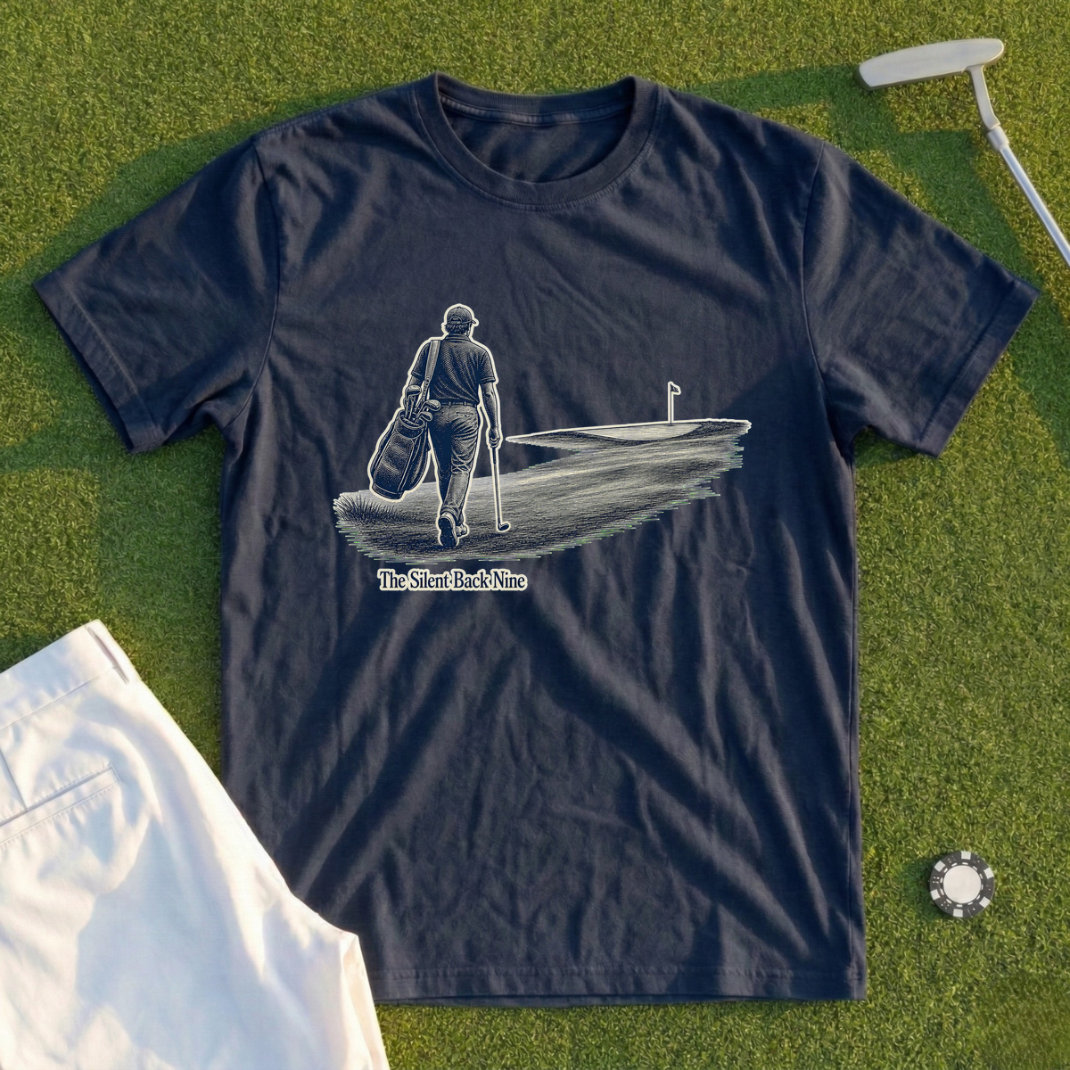 The Silent Back Nine Tee