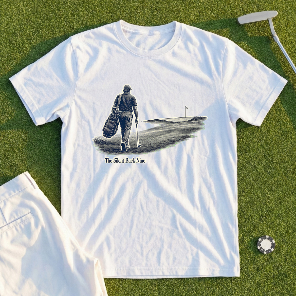 The Silent Back Nine Tee