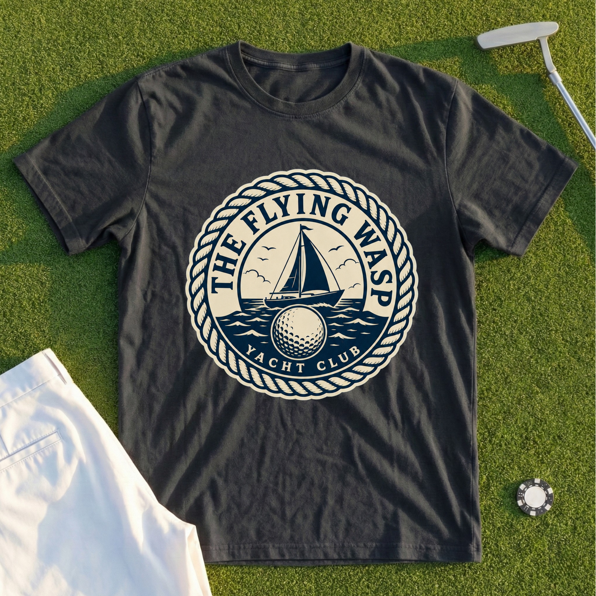 The Wasp Yacht Club Crest. Tee