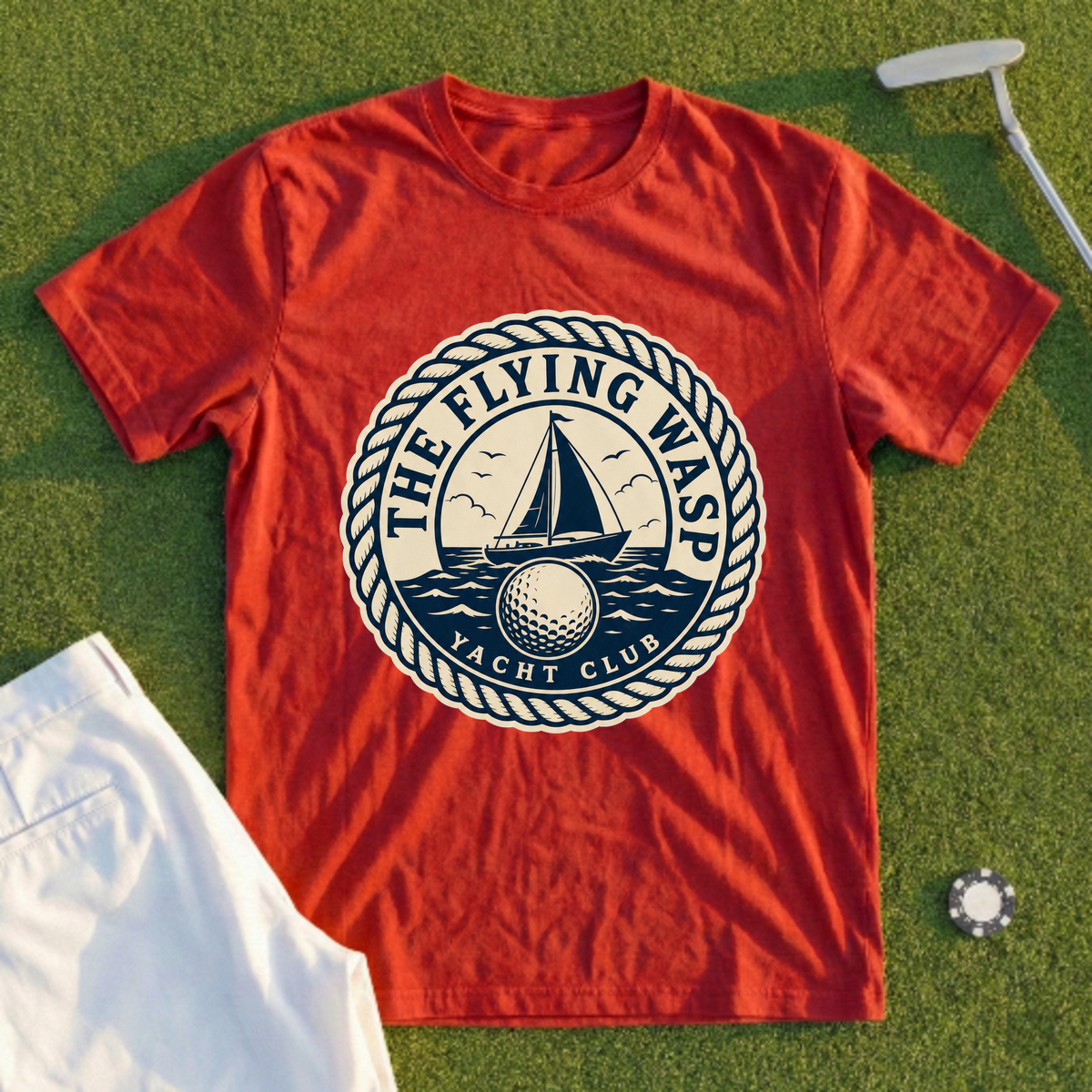 The Wasp Yacht Club Crest. Tee