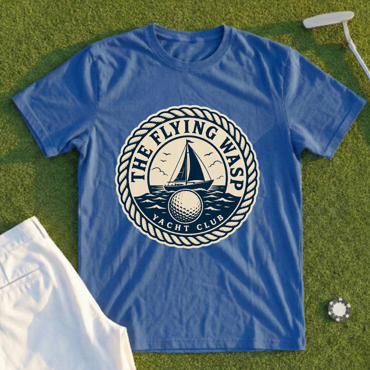 The Wasp Yacht Club Crest. Tee